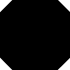 Monocolor Octogono Negro Plytelės